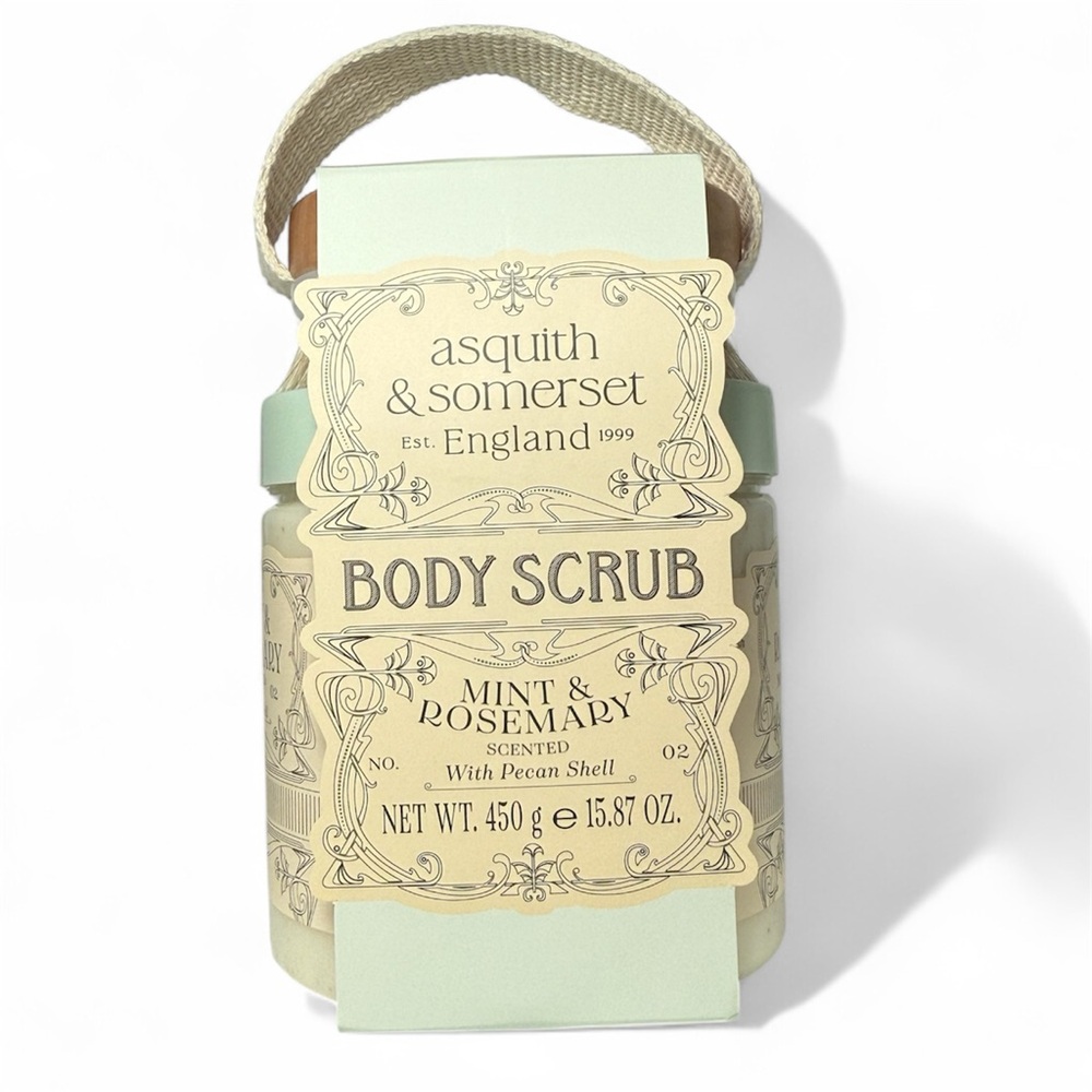 Asquith & Somerset Mint & Rosemary‎ Scented Body Scrub (15.87 oz / 450g)